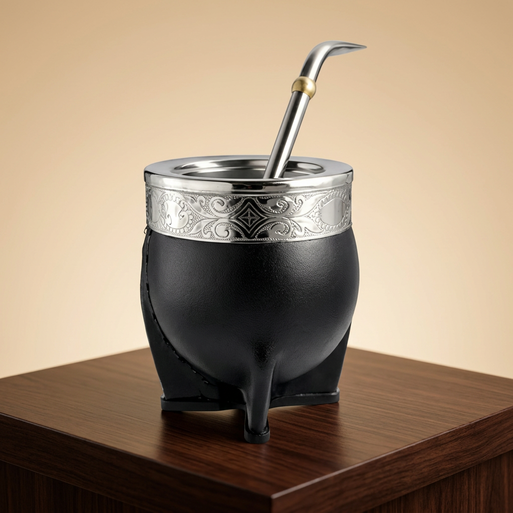 Mate Imperial Cuero y Acero